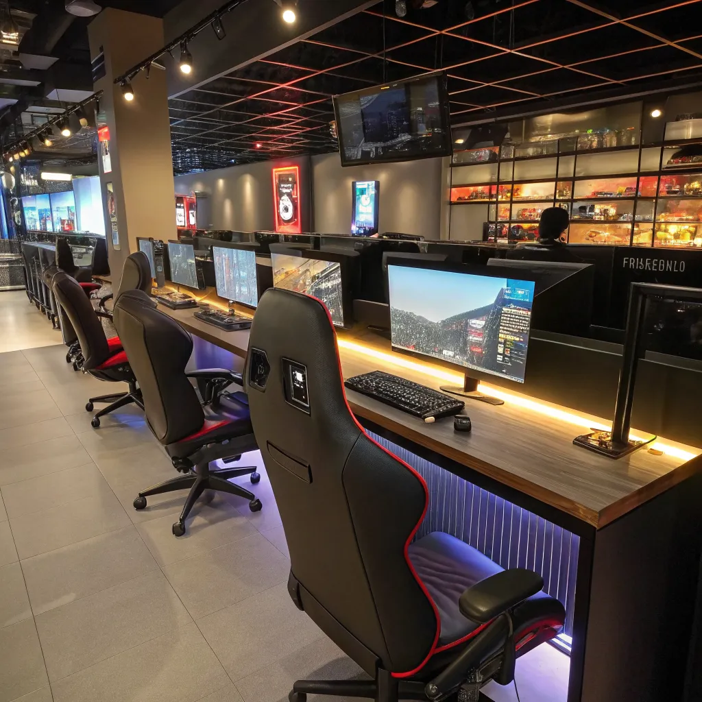 Kumar Video Game Cafe Premium Gaming Setup